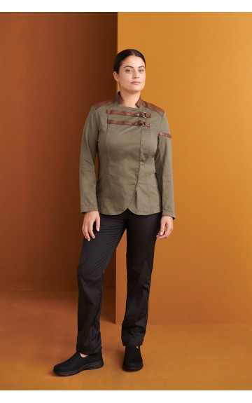 Chaquetilla correas en polipiel MONZA 4141