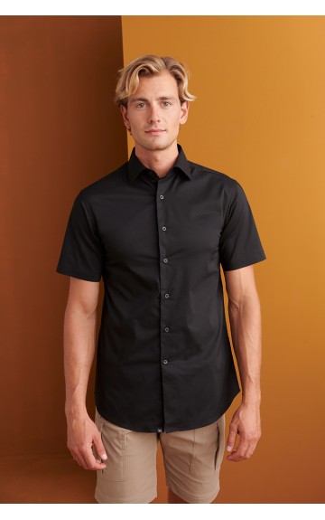 Camisa cuello italiano camarero MONZA 2142