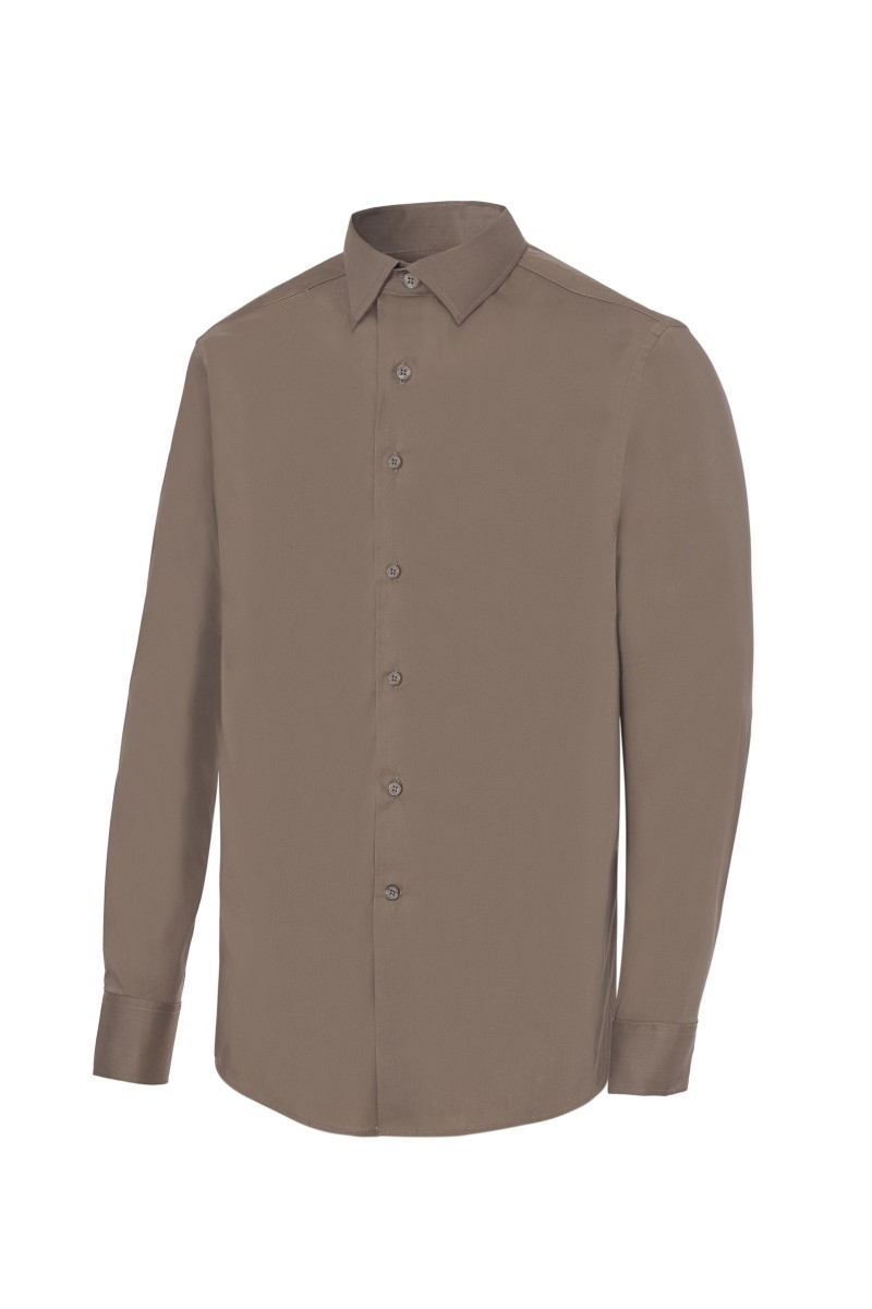 Camisa camarero MONZA 2141 en color Marrón