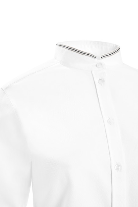 Camisa camarera Cuello Mao MONZA 2043 en color Blanco