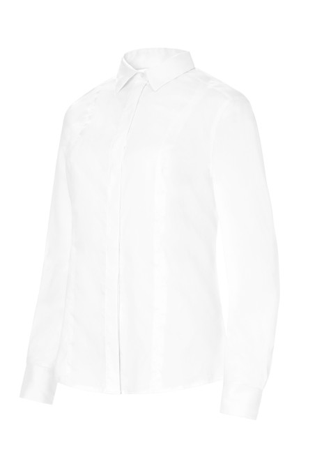 Camisa Botones Ocultos MONZA 2036 en Color Blanco