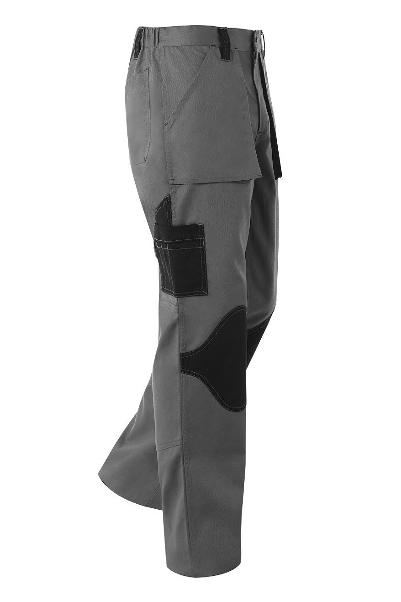 Pantalón de trabajo MONZA 1136 en color Gris y Negro