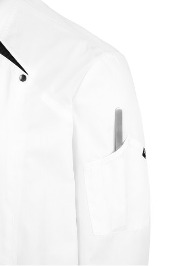Detalle manga larga chaquetilla MONZA 4121 Blanca