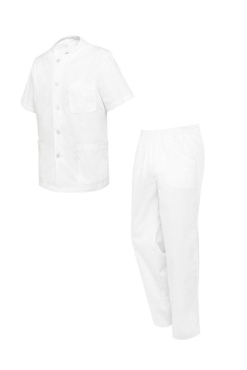 Pijama sanitario MONZA 4566 y 4556 en color Blanco