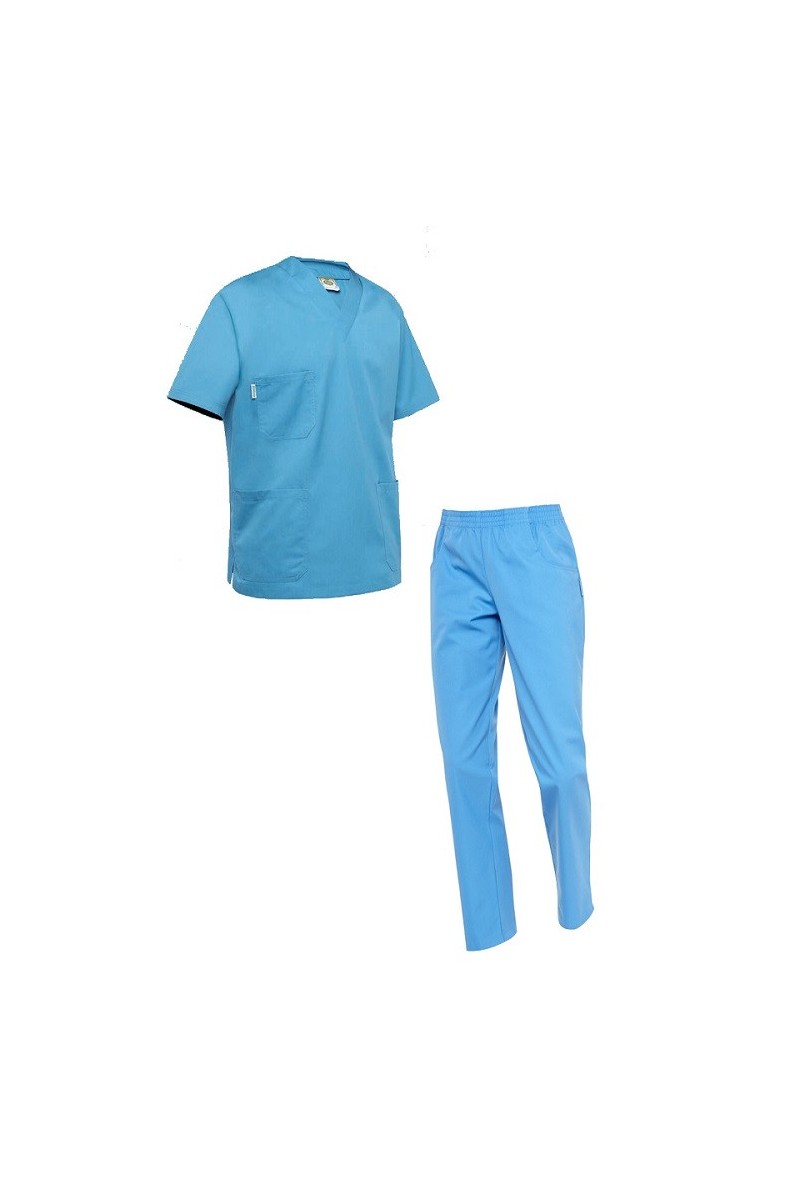 Pijama sanitario MONZA 4565 y 4563 Azul
