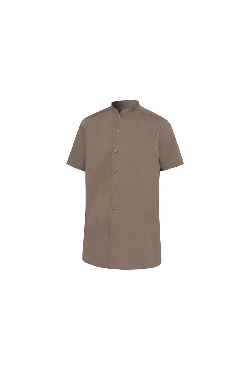 Camisa manga corta MONZA 2140 en color Marrón