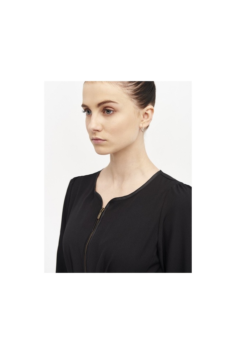 Cuello del vestido MONZA 1302 en color Negro