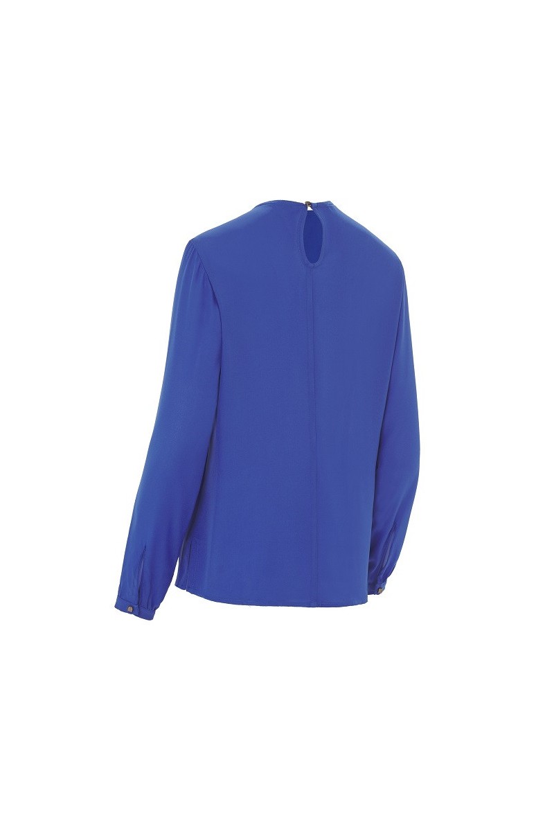 Espalda de la blusa MONZA 2246 en color Azulón