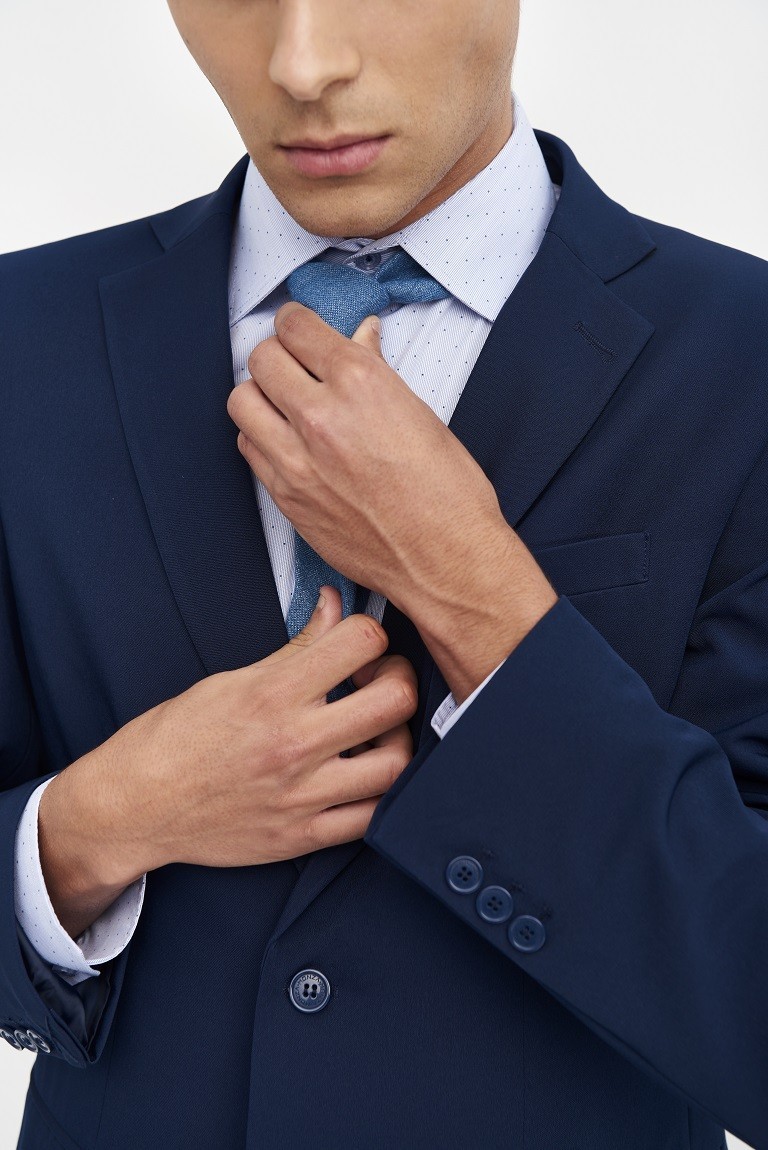 Corbata estrecha denim MONZA 3313