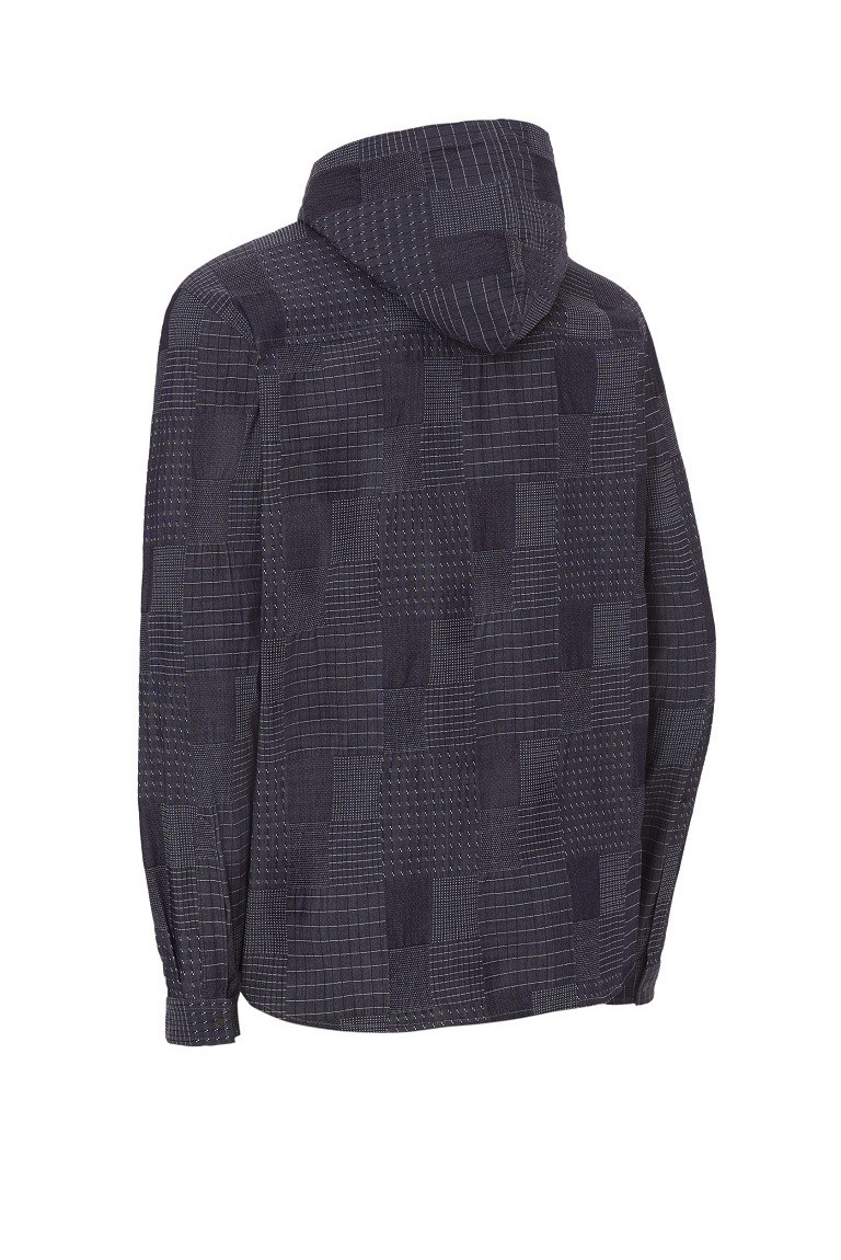 Camisa Jacquard con capucha denim MONZA 2039